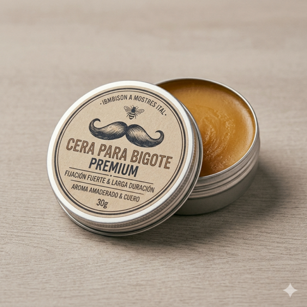 Cera para Bigote Premium – Alta Fijación y Estilo Impecable